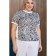 Female blouse, size 62, white color
