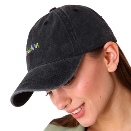 Women's cap "Dushnil", jeans, rr 56-6