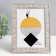 Photo frame plastic 13x18 cm "Marble Bezh" double silver stroke 21.2x16.2 cm