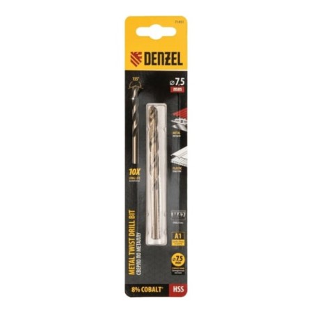 Metal drill Denzel 71451, 7.5 mm, HSS CO-8%-3