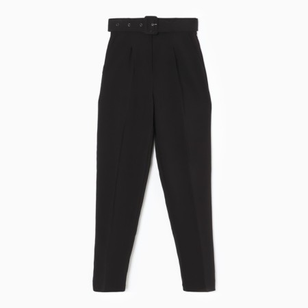 Women's pants, black color, size l (46)-4