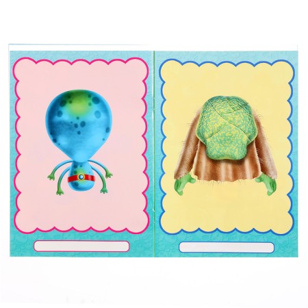 A book with the stickers “Create your monster. Klisaroshka "-3