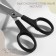 Scissors are universal, mowed blade, 8 ", 20 cm, color mix