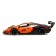 Metal machine "coupe", 1:24, door, hood, trunk, inertia, color orange open