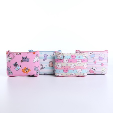 Monetnik's wallet with a zipper, color mix-1