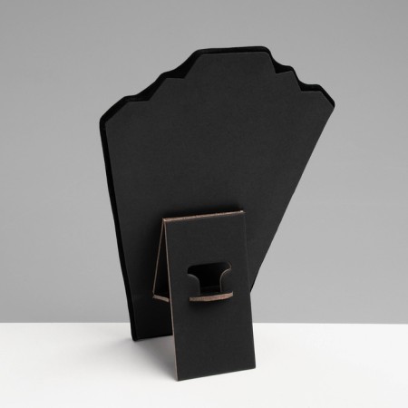 Bust for jewelry, 15 × 6 × 23 cm, h = 23 cm, black color-3
