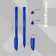 Ballpoint pen Erichkrause U-108 Original Stick 1.0, Ultra Glide Technology, Blue Blue Ink
