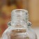 A bottle with a metal dispenser for oil and sauces "Cretaceous Design", glass, 330 ml, with small for marking