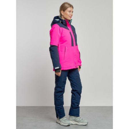 Ski costume female winter, size 44, pink color-1