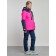 Ski costume female winter, size 44, pink color