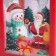 Lamp "Santa Claus and Snowman" 3haa Red 14x14x30.5cm