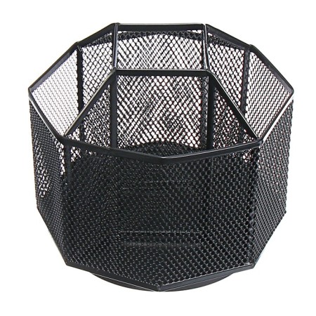 Chancellular accessories stand Calligrata, 5 departments, mesh, metal, black-1