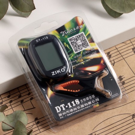 Guitar tuner mini ziko dt-118 guitar, violin, Ukulel-2