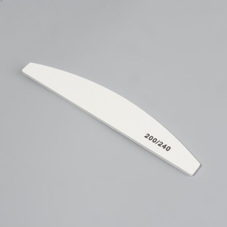 File - emery, abrasiveness 200/240, 18 cm, packing 20 pcs, white color-1