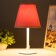 Desktop lamp Jack 1x15W E14 white/pink 18x18x32cm Risalux