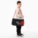 Children's sports bag for a Take Out boy on a zipper, external pocket, black color