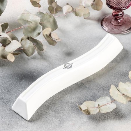 Porcelain dish for Magistro olives "Blanche", 29.5 × 6 cm, white color-2