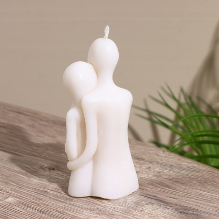 Candle "two" 5x7x14 cm, soy wax mix-4