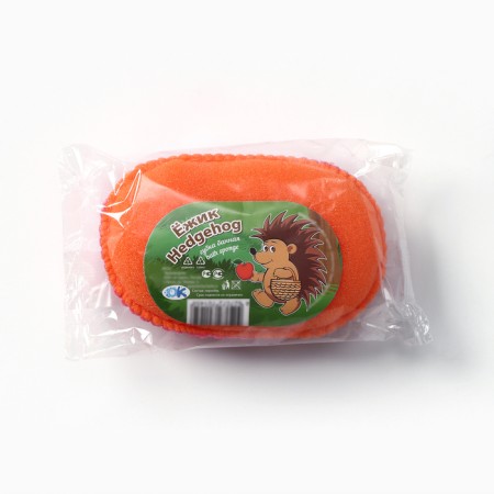 Body sponge "Hedgehog", 15 × 9.5 × 3.5 cm, mix-3