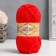 Yarn "Softy" 100% micropoliester 115m/50g (56 red)
