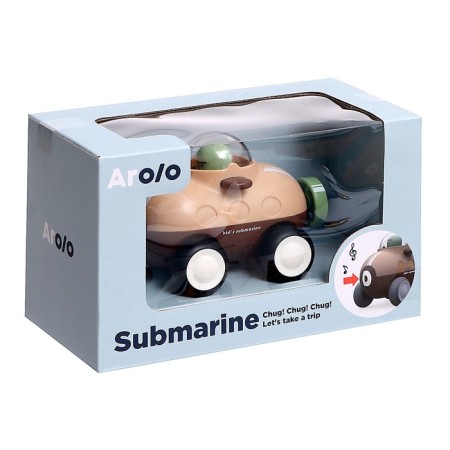 The inertial “submarine” machine, light, sound, brown color-4