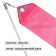 Ribbon for rhythmic gymnastics with a stick Grace dance, 2 m, pink color