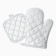 Kit. set 2 pr. 17*17 cm, mittens. 26*16 cm, 100% p/e