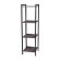 Metal rack "Energy Loft", 120 x 35 x 35 cm, black, ash anchor