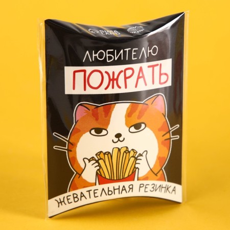 Chewing gum "devour", in the form of potatoes of fries, 15 g.-6