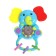 Musical rattle, sound, light, color mix