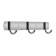 Cappio CVT002 hanger, metallic, three -horn, color chromium