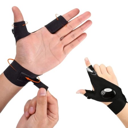 Poil flashlight worker, pair, 4 x CR2016, 36 x 13.5 cm-2