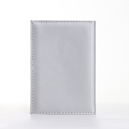 Cover for passport, silver color-1