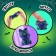 A toy-scum "Myak-Zhmyak", a magic cat with stickers, mix