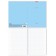 A4 notebook, 96 sheets in the cage on the Erichkrause "Classic", cover coated cardboard, offset unit, whiteness 100%, mix