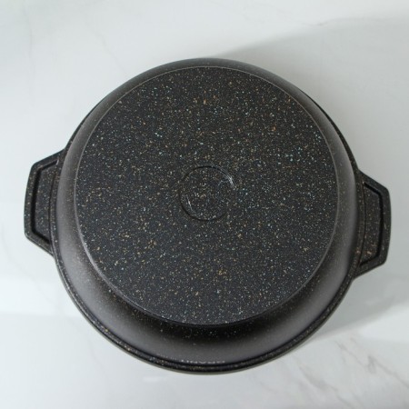 Granit Ultra Original, 4 l, glass cover, anti-stick coating, black color, black-2