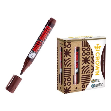 Permanent marker 3.0 mm, Crown Multi Marker, brown