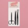 Set of manicure-cosmetic, 3 subjects, black