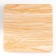 Casket Metal Square "ROMBA" Pink, wood cover 6x17x17 cm