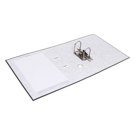 A4, 70 mm reception folder, Erichkrause Basic, collected, marble, label on the spine, gray, capacity of 450 sheets-4