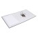 A4, 70 mm reception folder, Erichkrause Basic, collected, marble, label on the spine, gray, capacity of 450 sheets