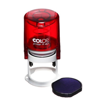 Equipment for round printing Automatic Colop Printer R40, diameter 41.5 mm, lid, ruby ​​case-2