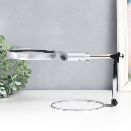 Lupa-lupa x1.5 for LEDX1 creativity from 3 LR1130 lenses D = 13 cm-4