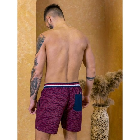Male ISee shorts, size 50, burgundy color-5