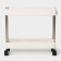 2-tier eve on wheels, 40 × 13 × 31 cm, white color