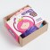 Gift set "Star in the shower" towel 30x60 cm and bath accessories