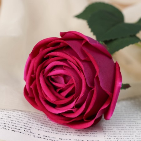 Artificial flowers "rose lady cascade, with spikes" 57x8 cm, purple-1