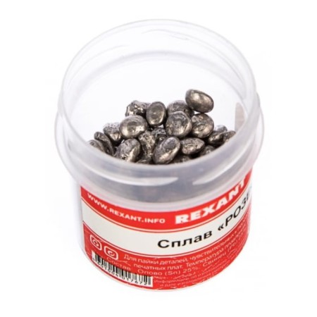 Reproduce Rosa Rose Rose, 50 g, tin 25%, lead 25%, Vismuth 50%-1