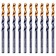 Denzel 717211, 4.5 mm, HSS-Tin, Golden Tip, 10 pcs.