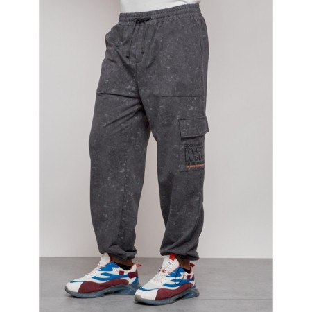 Sports male trousers, size 54, gray color-6